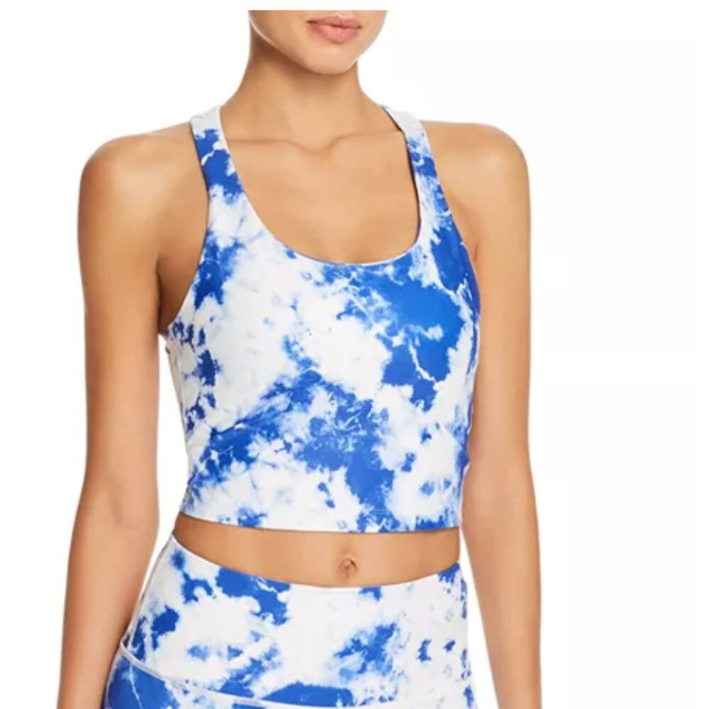 Aqua Tie Dye Workout Tank